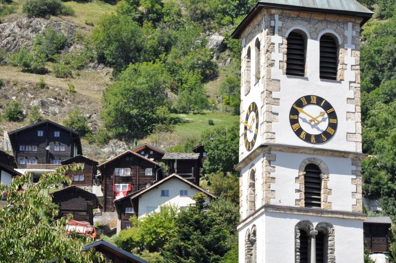 Apartament Bergquell Haus D Blatten bei Naters Zewnętrze zdjęcie